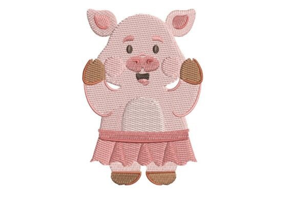 Ballarina Pig Embroidery Design Review