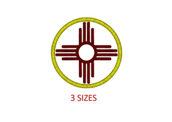 Zia Symbol Embroidery Design Review for Boutiques
